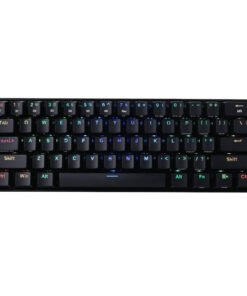 REDRAGON DRACONIC PRO Mechanical 61 Key|Bluetooth 5.0|RGB 9 Colour Modes|Rechargable Battery|Type-C Charging Cable Gaming Keyboard - Black