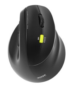 Port Connect Ergo Shape Bluetooth Rechargeable Mouse
