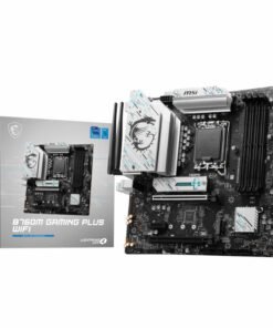 MSI B760M GAMING PLUS WIFI DDR5 Intel LGA1700 M-ATX Gaming Motherboard