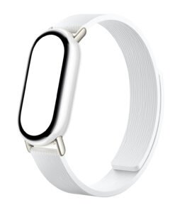 Alternative view of Xiaomi Smart Band 10 Magnetic Kona Leather Strap - Glacier White