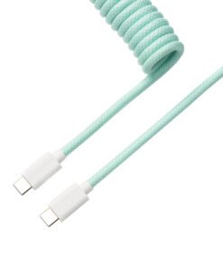 Keychron Coiled Aviator Cable - Mint/Straight