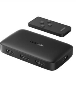 Alternative view of UGREEN CM332 3-in-1 HDMI 1.4 Switch 4K