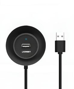 Alternative view of UGREEN 4-IN 1 USB 2.0 Hub (20777) - Black