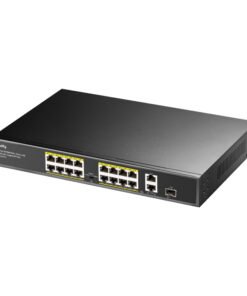 Alternative view of Cudy 16-Port Unmanaged PoE+ Switch - Rack Mount