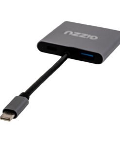 Alternative view of Gizzu 4-in-1 Type-C to Dual HDMI Hub