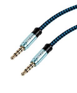 Gizzu 3.5mm AUX Cable 1.5m - Black/Blue