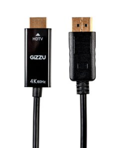Alternative view of Gizzu 4K60Hz DisplayPort to HDMI Cable 1.5m
