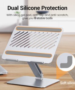 Alternative view of UGREEN Adjustable Laptop Stand (Silver)