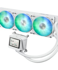 Alternative view of Asus MAX Gaming LC 360 ARGB LCD All-in-one CPU Liquid Cooler - White