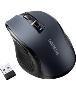 Alternative view of UGREEN MU006 2.4GHz Wireless Optical Mouse – Black