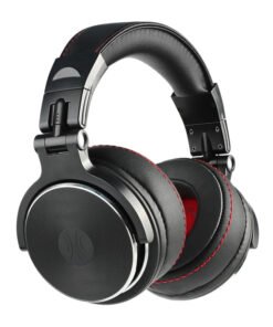 Oneodio Pro 50 Professional Wired Over Ear DJ and Studio Monitoring Headphones - BK