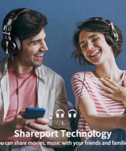 Alternative view of Oneodio Pro A71 Wired Headphones - Black