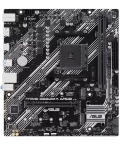 Alternative view of Asus PRIME B550M-K ARGB AM4 M-ATX Motherboard