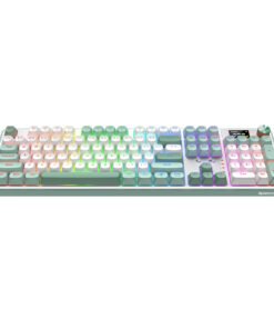 Redragon WYVERN K761 Pro Full-size RGB Wireless Mechanical Gaming Keyboard - White/Green