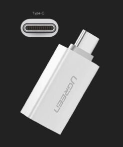 Alternative view of UGREEN US173 USB-A to USB Type-C Adapter - White