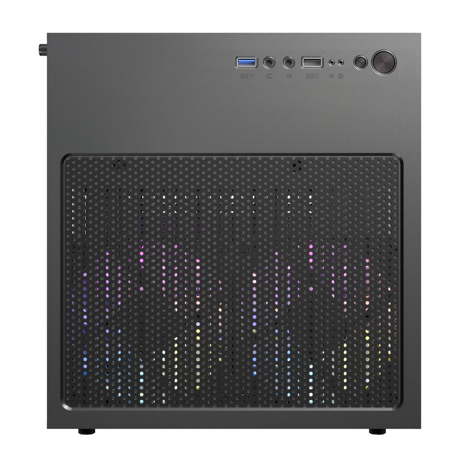 Antec VCX10M ARGB Micro-ATX | ITX Mini-Tower Gaming Chassis - Black - Image 7