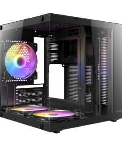 Antec VCX10M RGB Micro-ATX | ITX Mini -Tower Gaming Chassis - Black