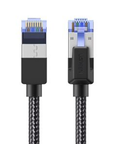 Alternative view of UGREEN Cat8 Nylon Braided Ethernet Cable - 40Gbps with Modular Plugs - 3m