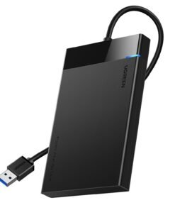 UGREEN USB 3.0 to 2.5” SATA Hard Drive Enclosure (Non-Detachable Cable)