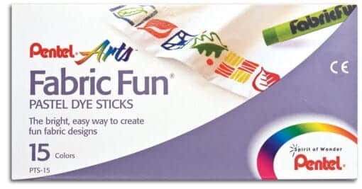 Pentel Pastel Dye Stick- Fabric fun - 15 pcs