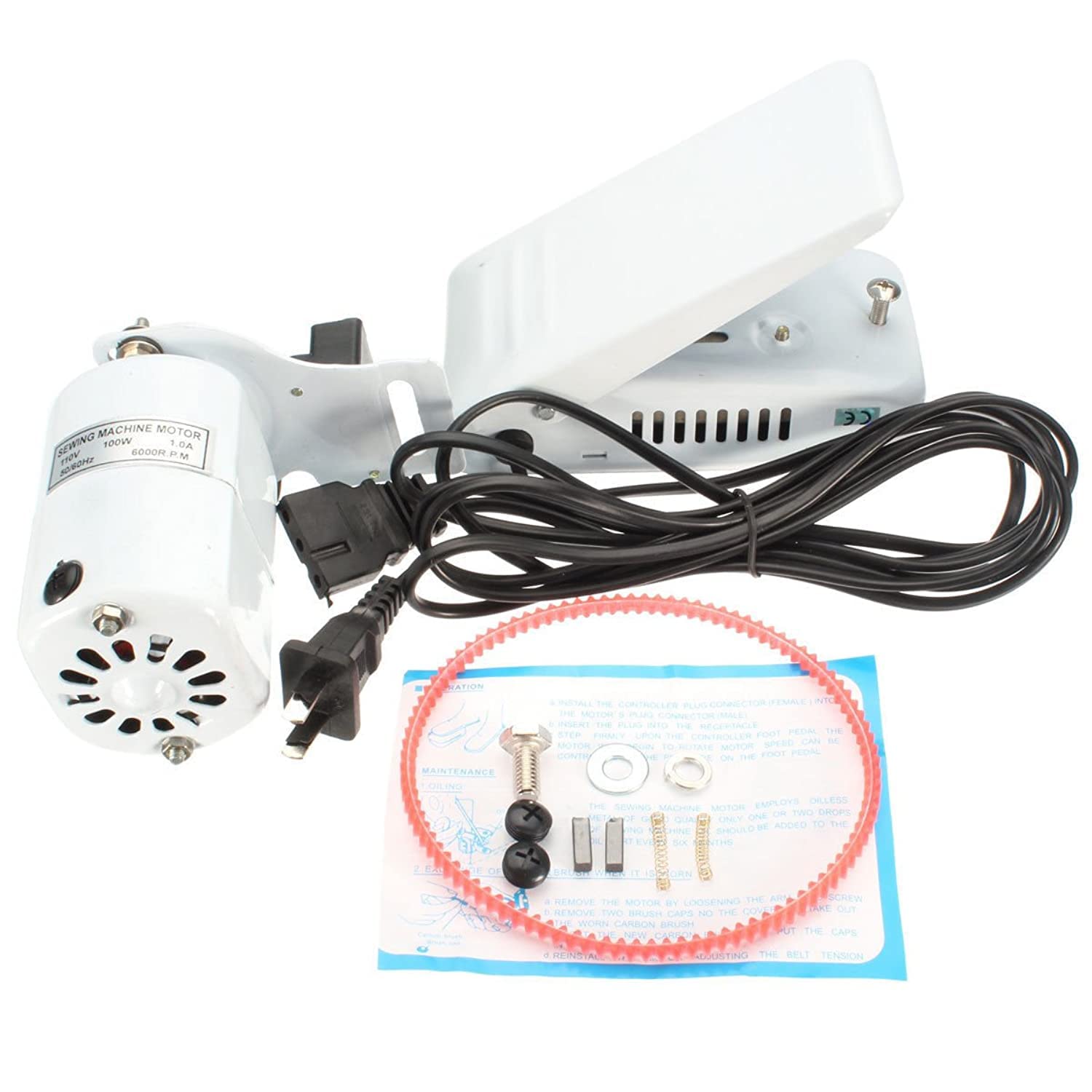 Sewing Machine Motor and Foot Pedal Control set - SINGER 15 CLASS