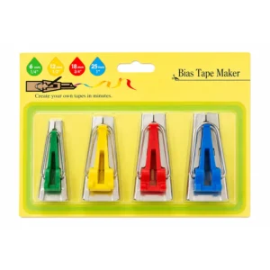 Bias Tape Maker Set 4 Piece Set