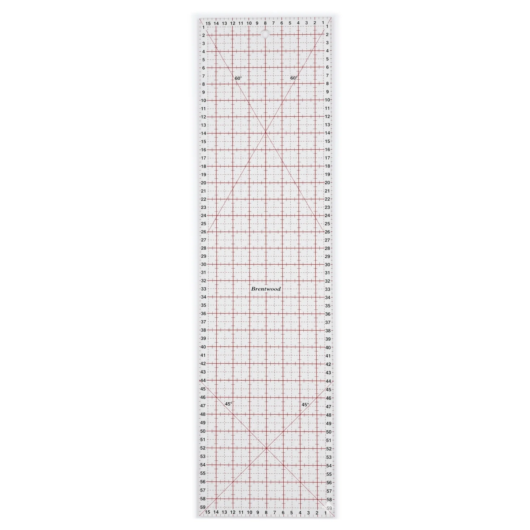 Sewers Companion Ruler for Patchwork Quilting - 60cm x 15cm - Non Slip
