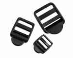 Ladder Lock Slider Buckle Black (Pack of 10)