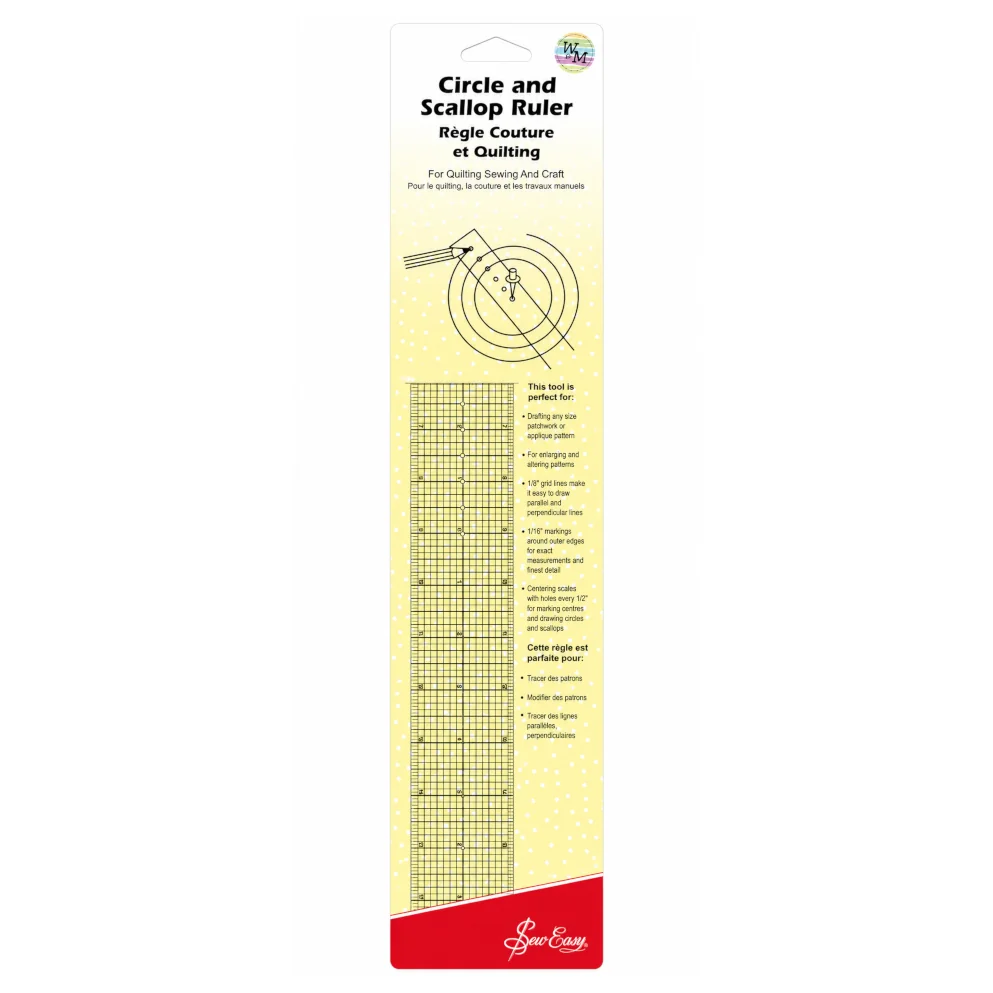 Circle & Scallop Ruler