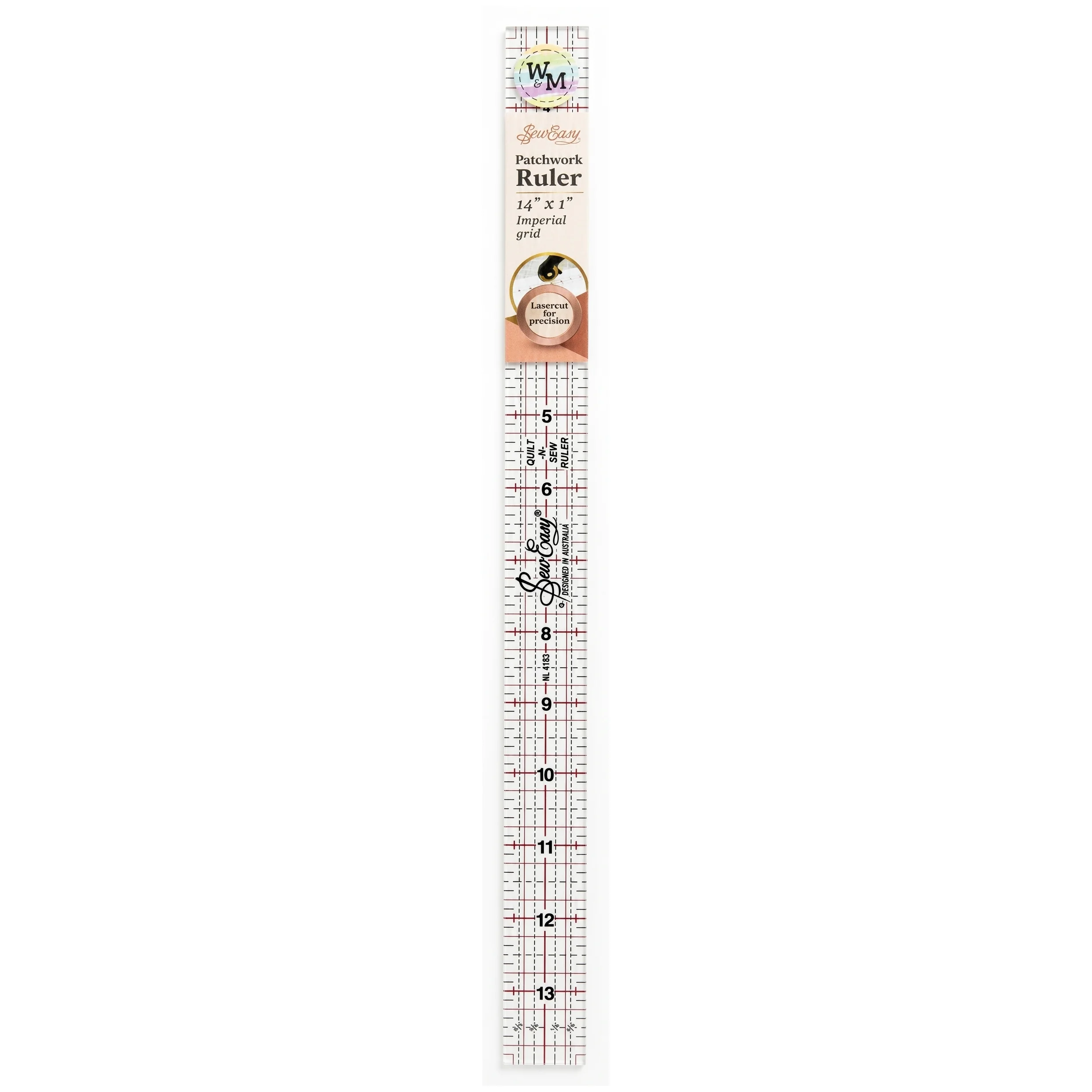 Patchwork Ruler 14 x 1"