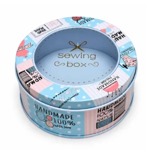 Storage Box Metal Round
